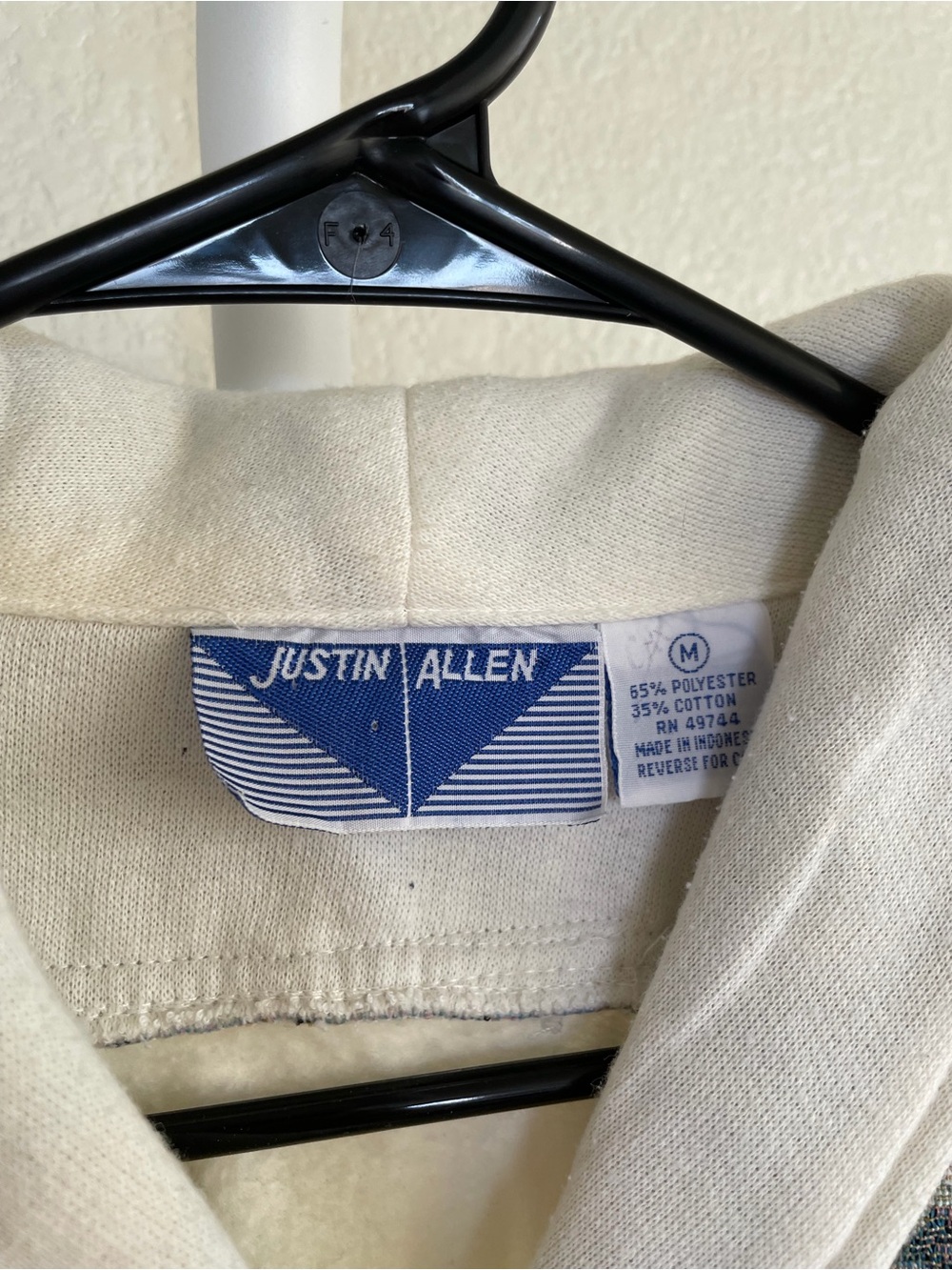 Vintage 80’s 90’s Justin Allen Grandmacore New York Pullover Sweatshirt - Picture 5 of 7